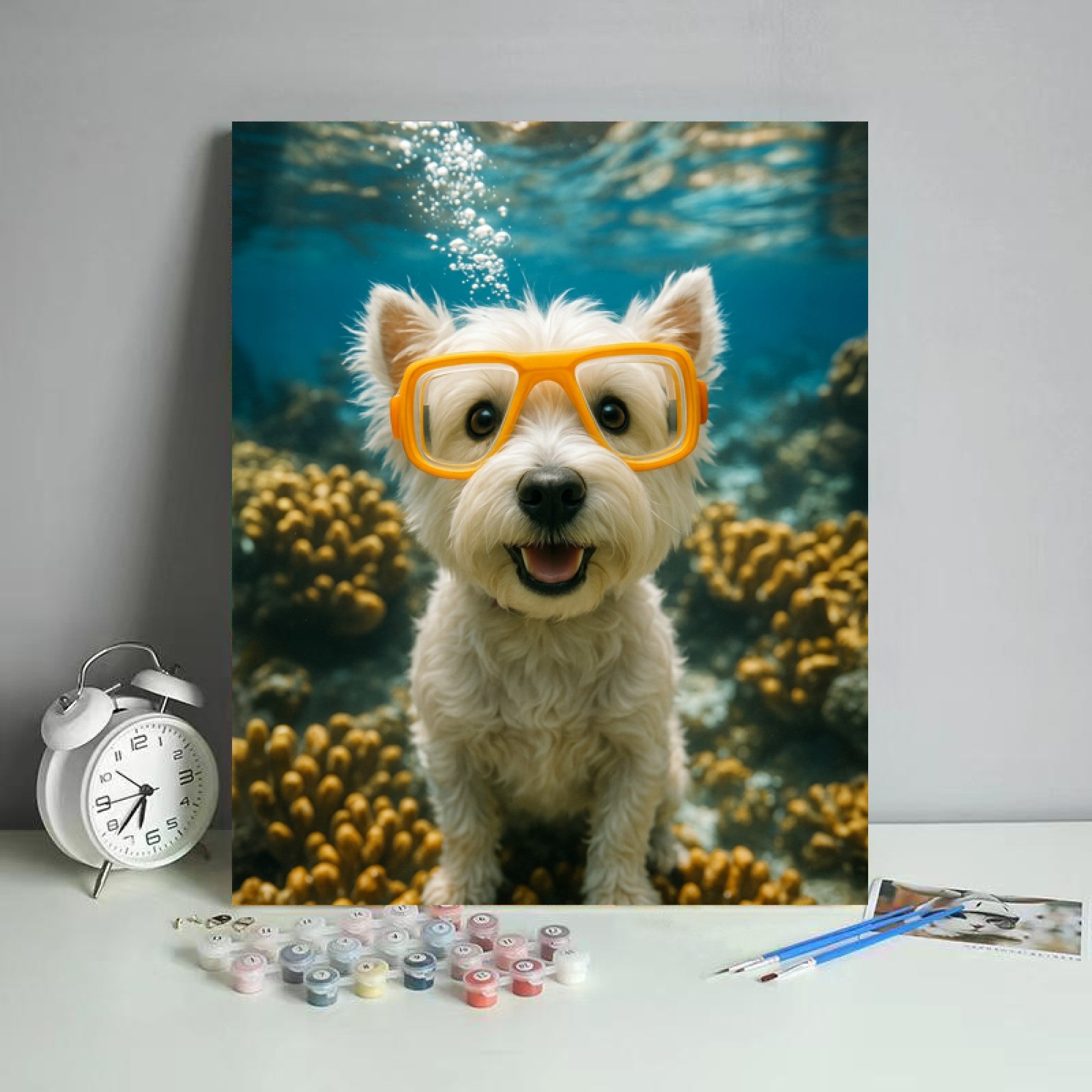 Underwater Model Pup