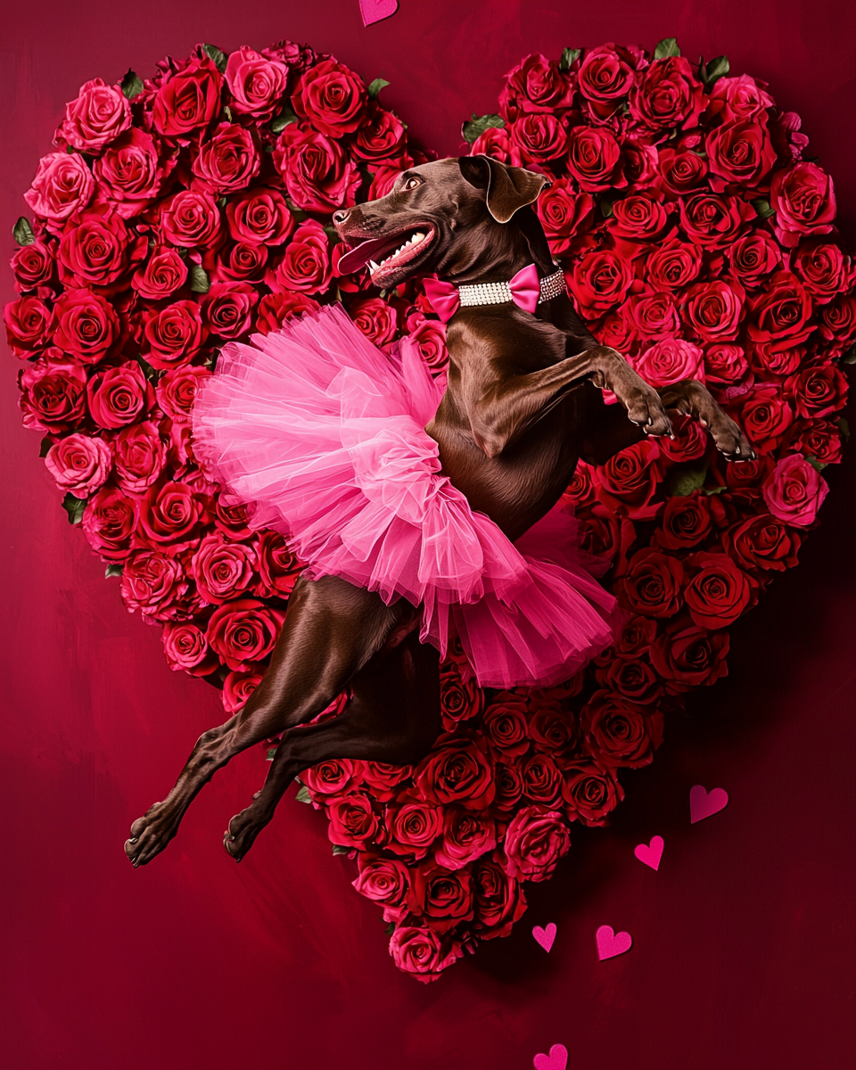 Tutu Rose Valentine