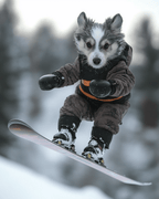 Snowboard Airborn