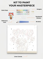 Balloon Love Paint By Numbers Kit