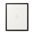 Custom Canvas Framed 16x20 (486de37b)