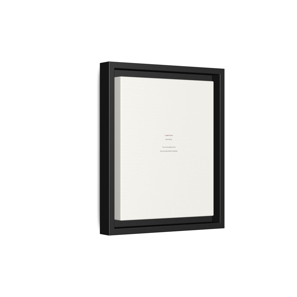 Custom Canvas Print — Framed 8x10