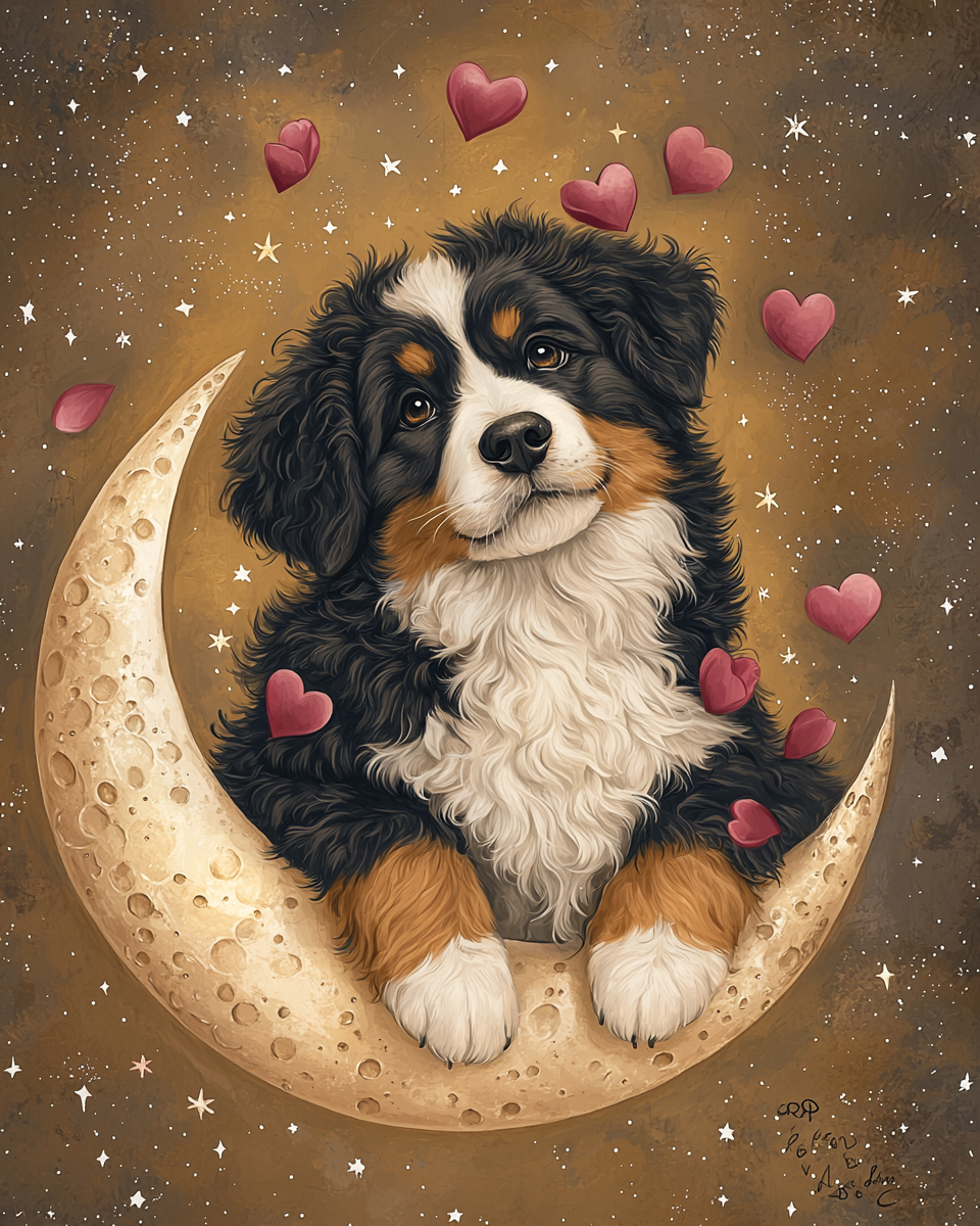 Moonlit Heart Pup