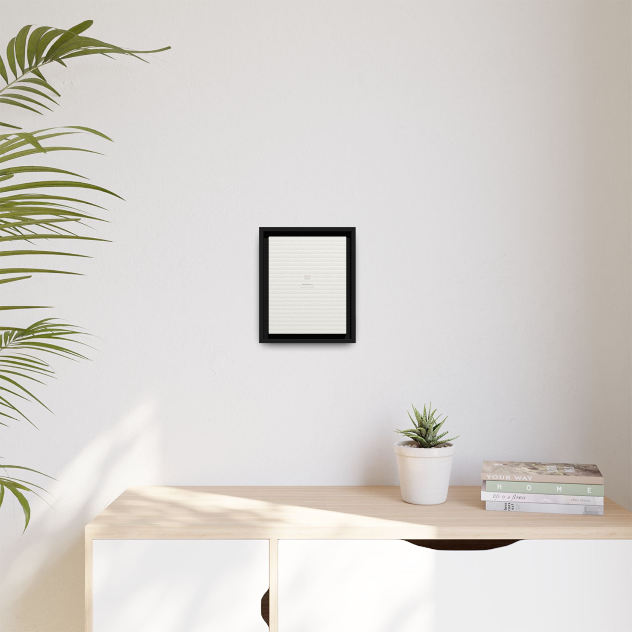 Custom Canvas Print — Framed 8x10