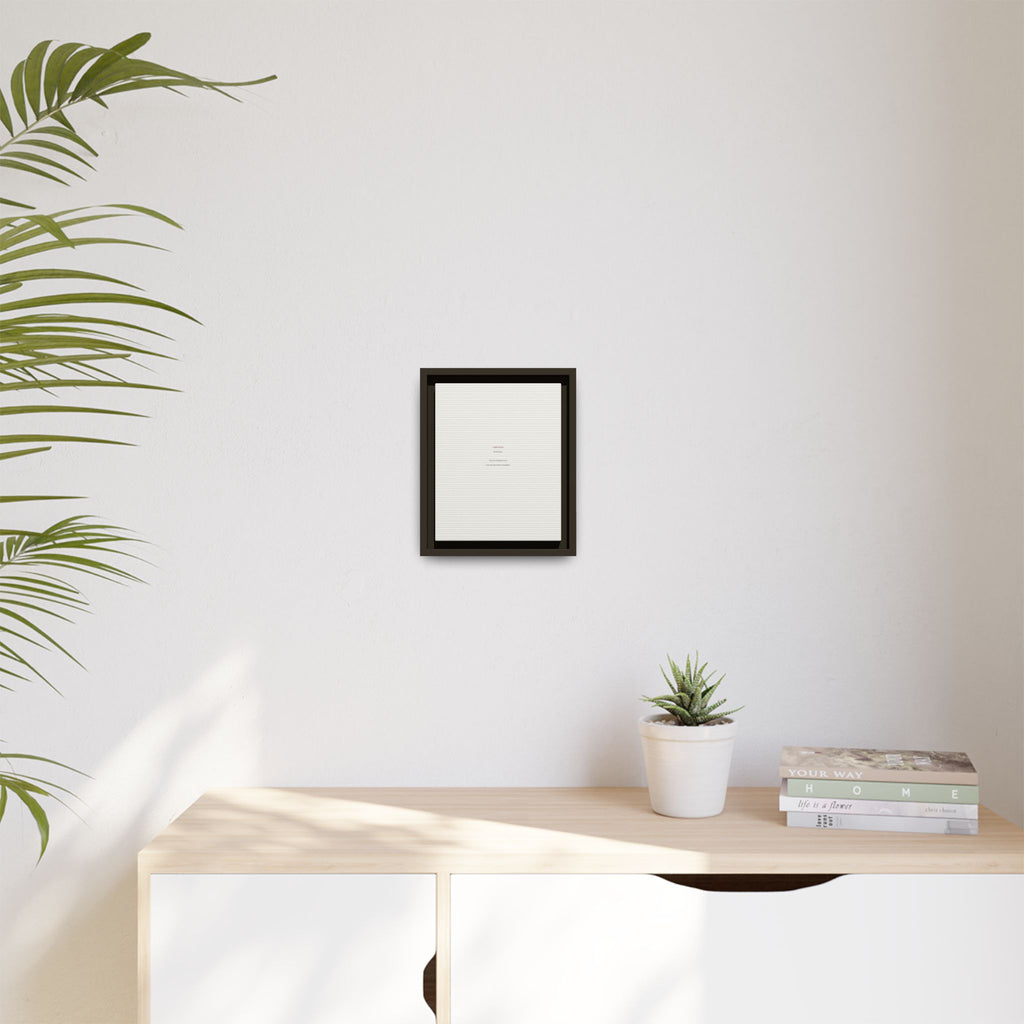 Custom Canvas Framed 8x10 (486de37b)