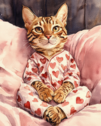 Cozy Pajamas Paint By Numbes Kit