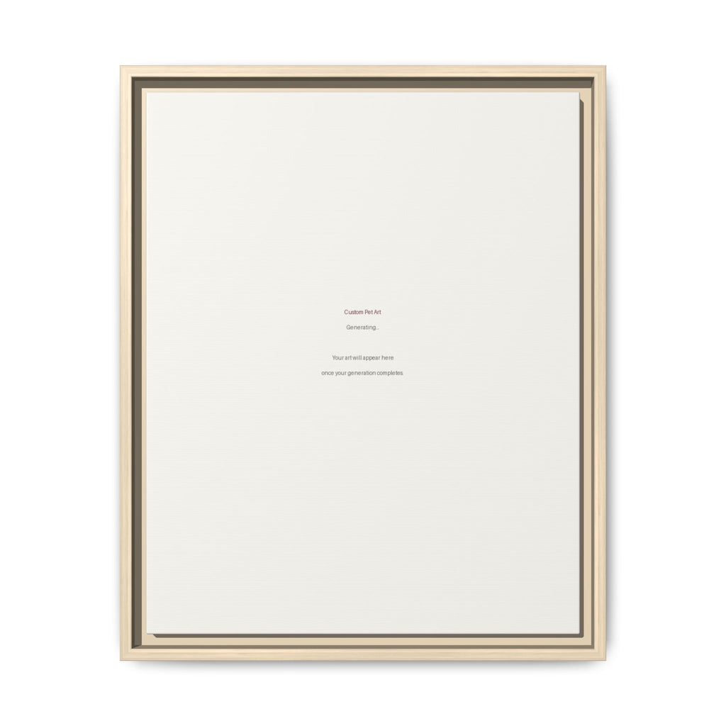 Custom Canvas Framed 16x20 (486de37b)