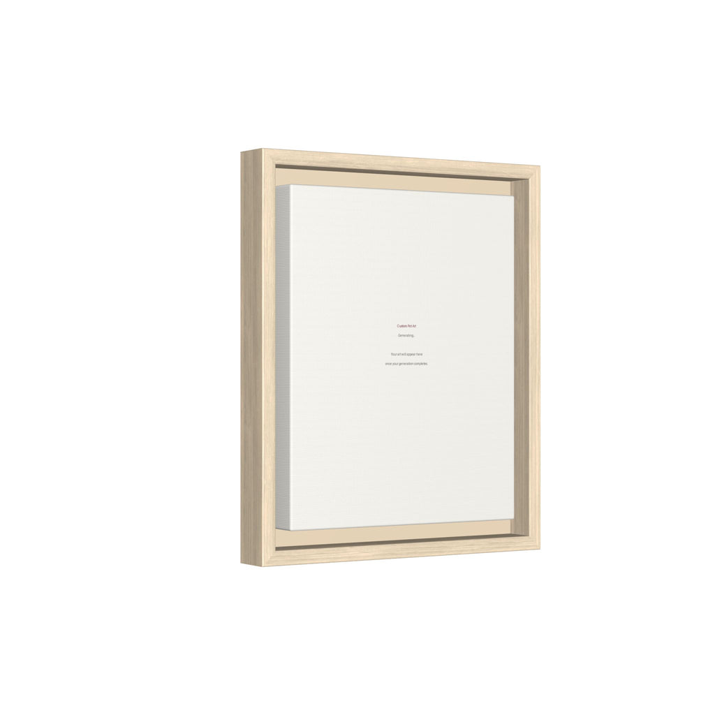 Custom Canvas Print — Framed 8x10
