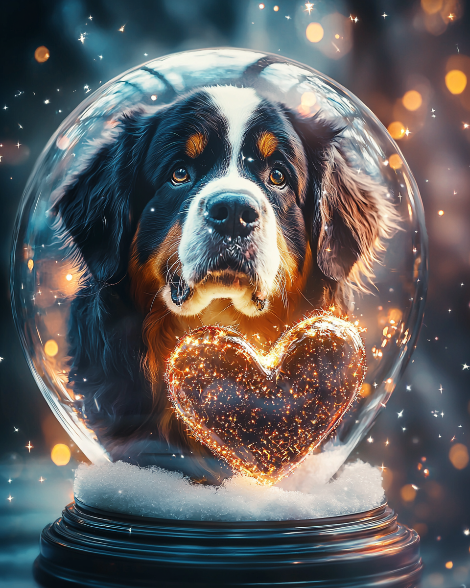 Heartlight Snow Globe