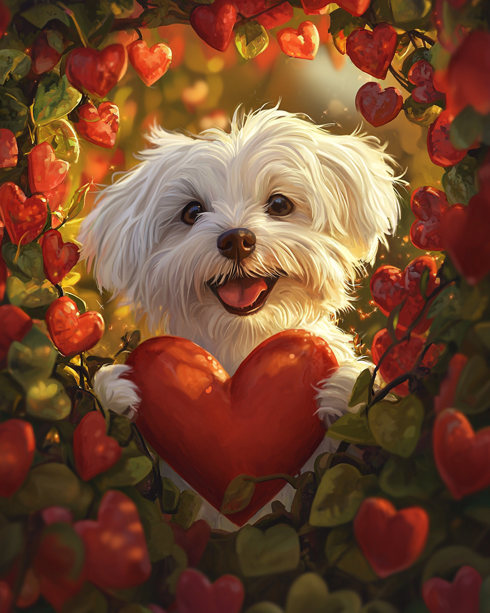 Heart Garden Romantic