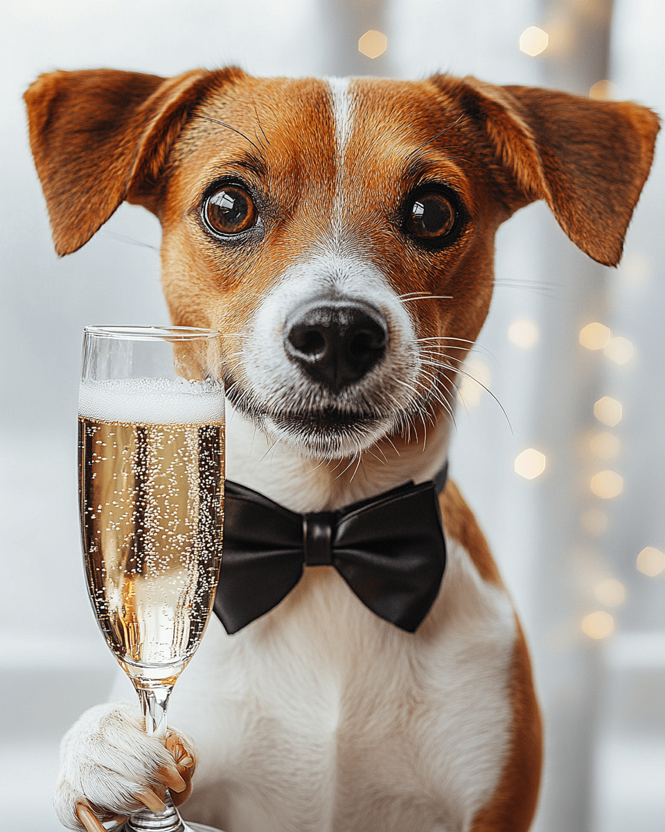 Champagne Toast Pup