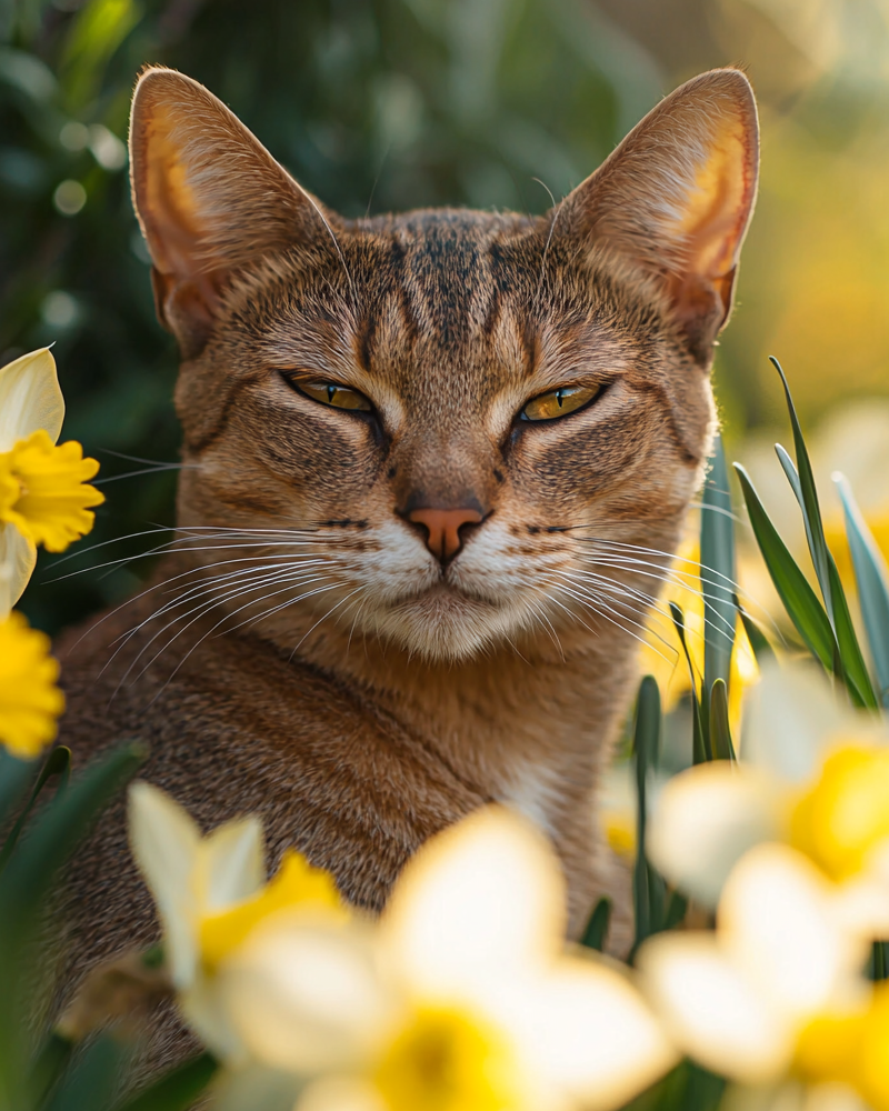 Golden Daffodil Gaze