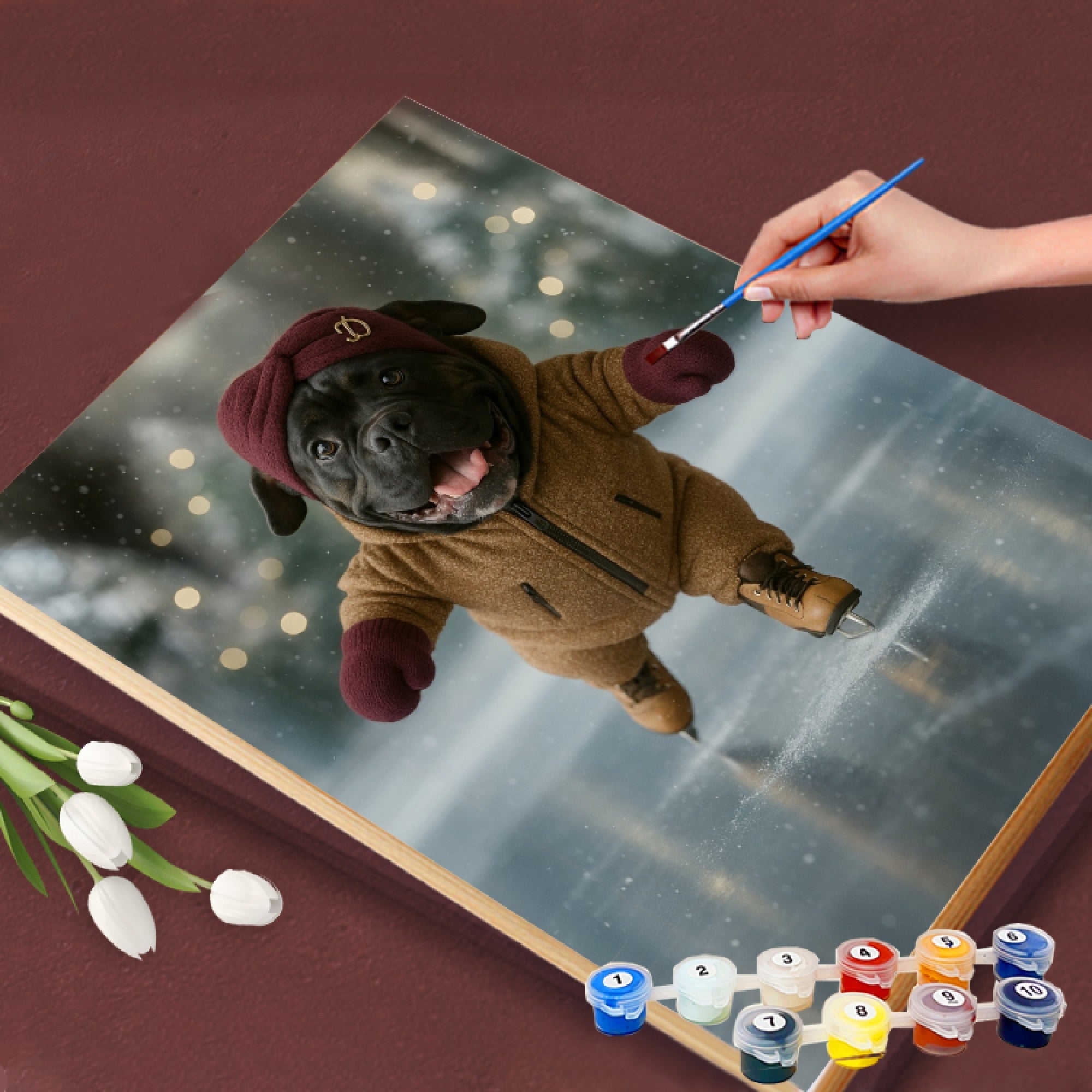 Ice Skating Gentleman