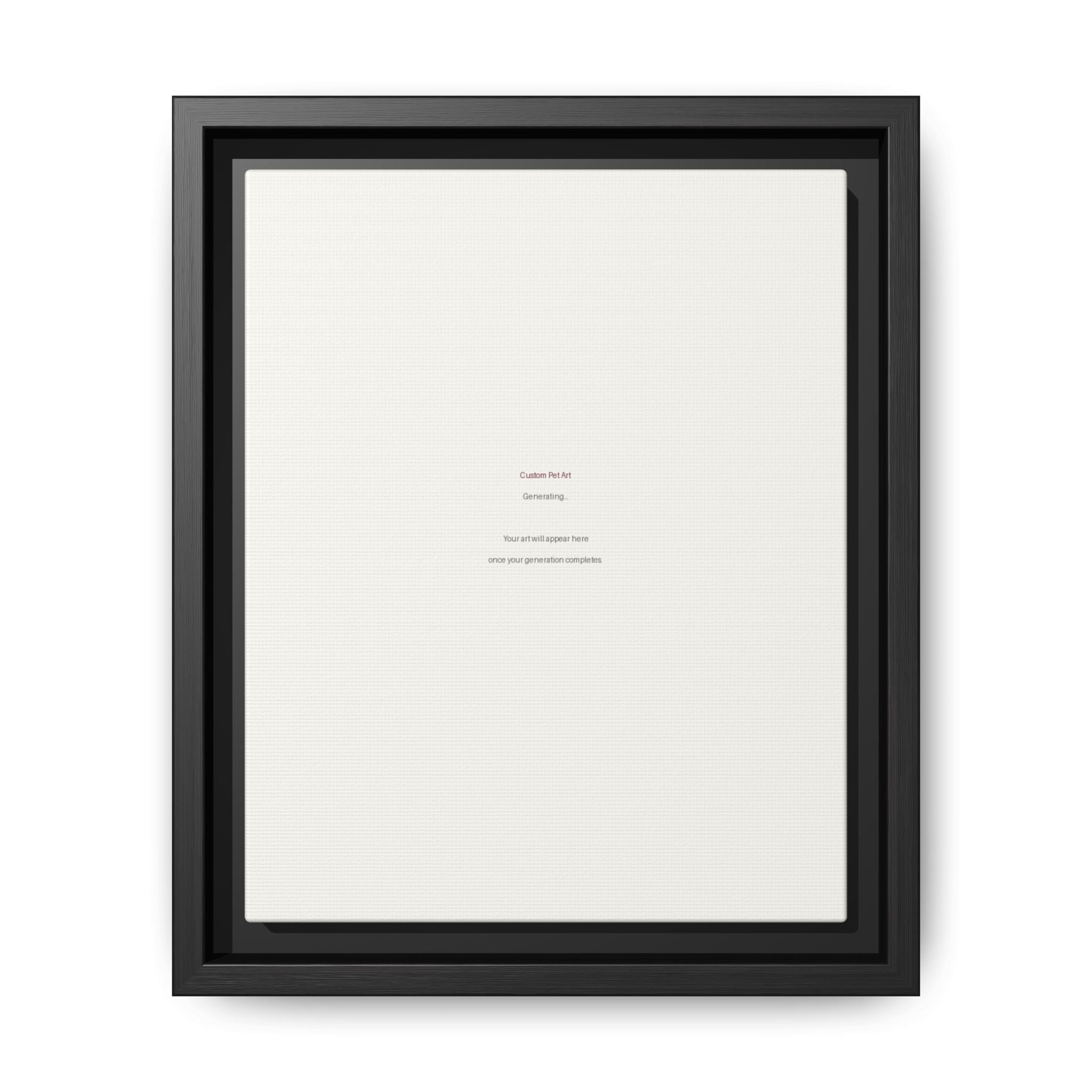 Custom Canvas Framed 8x10 (486de37b)