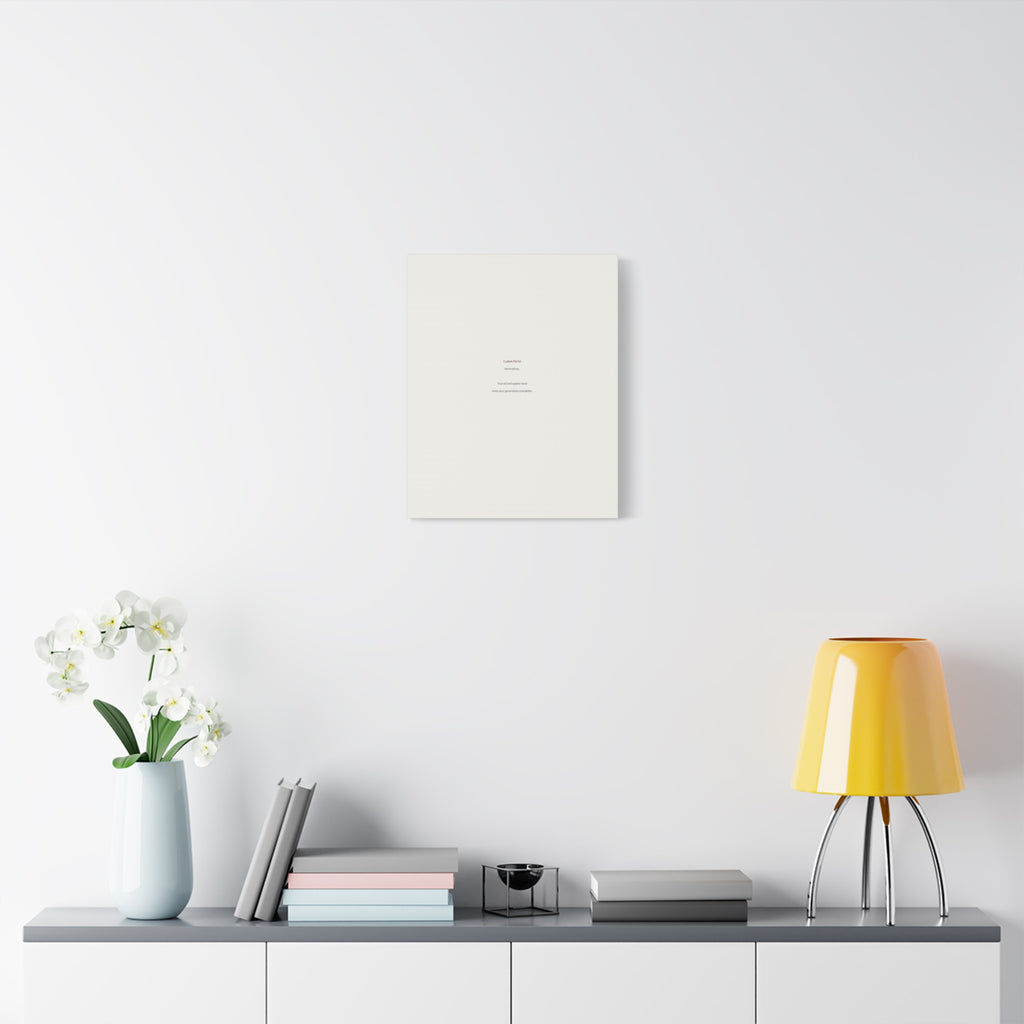 Custom Canvas Print - 16x20