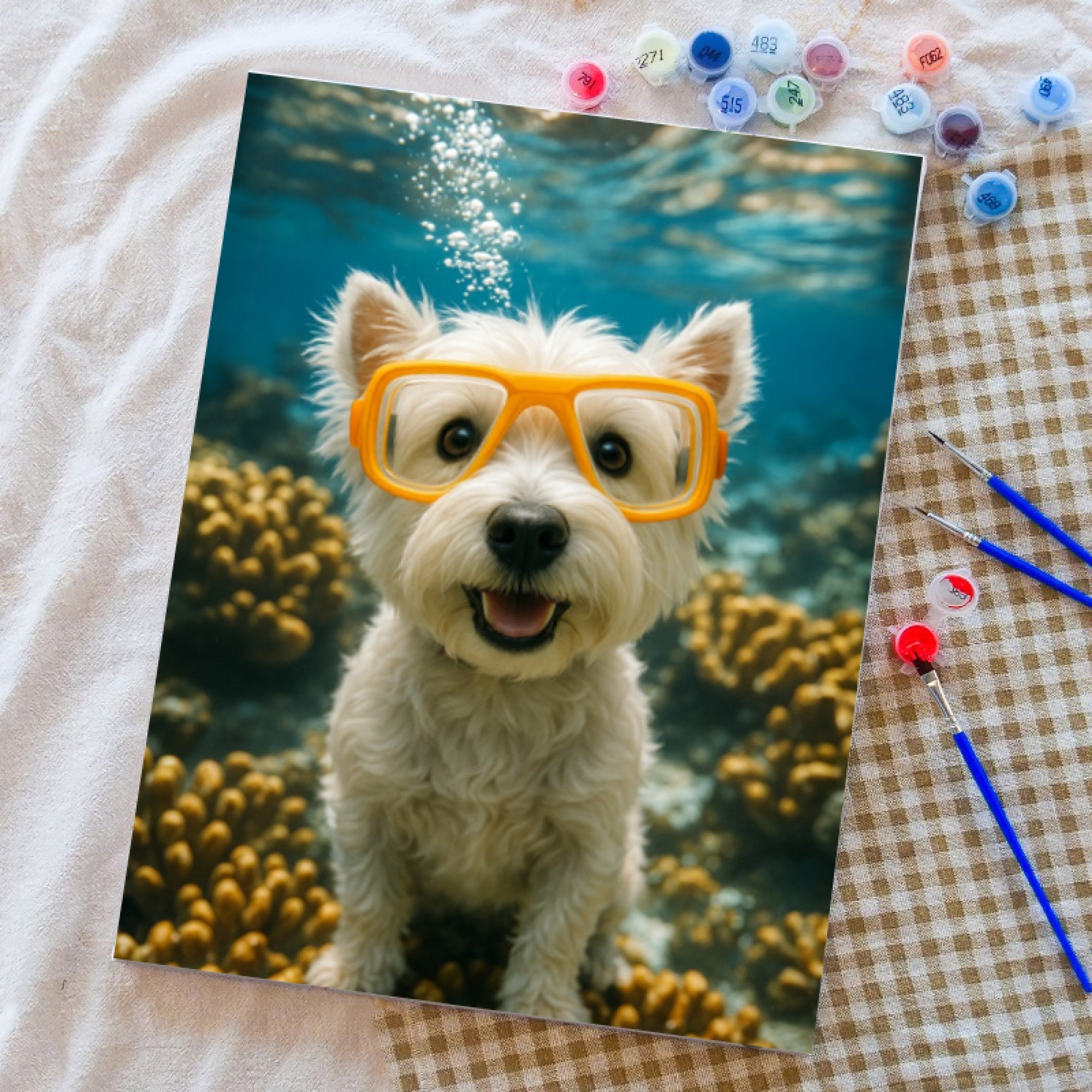 Underwater Model Pup