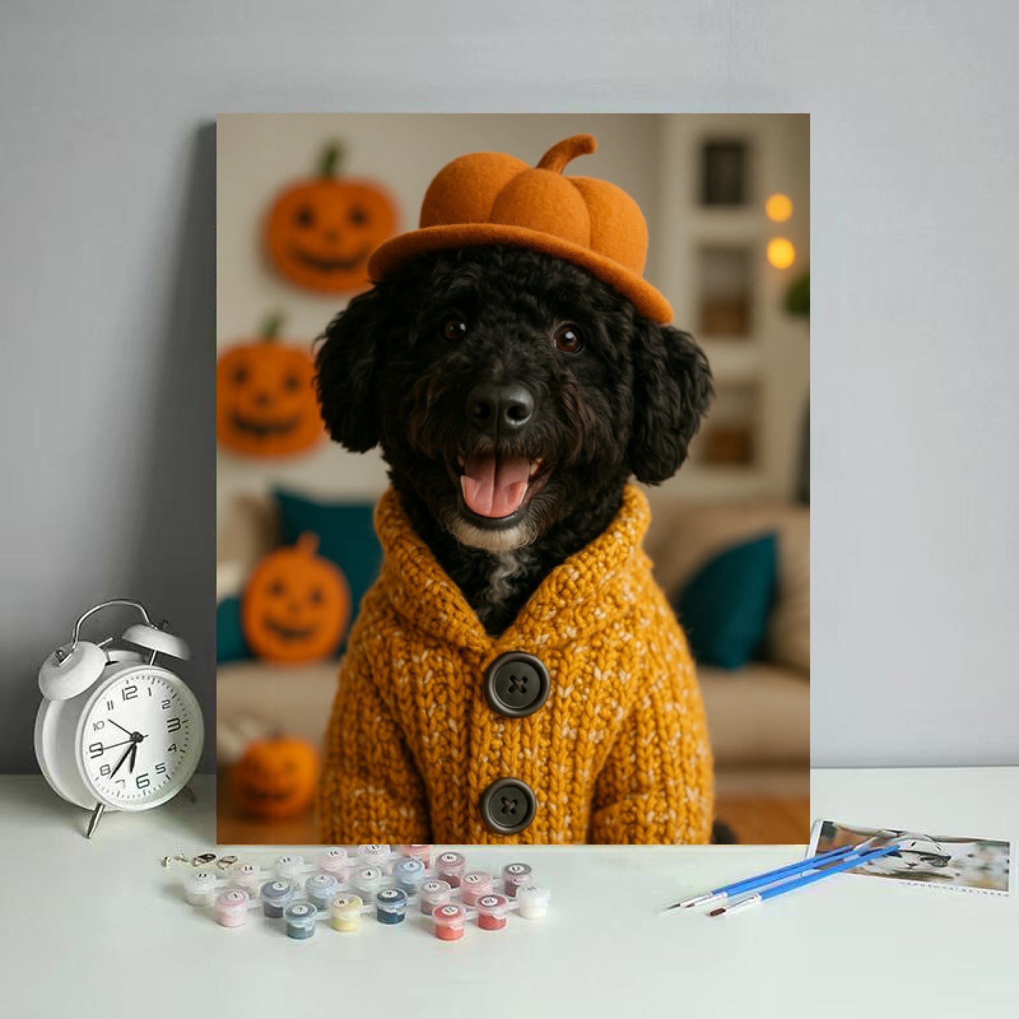 Pumpkin Cardigan Pup