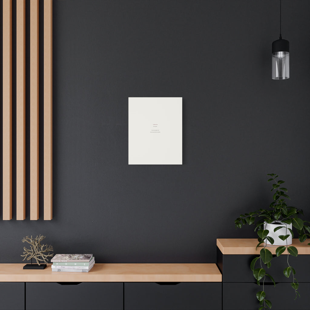 Custom Canvas Print - 16x20