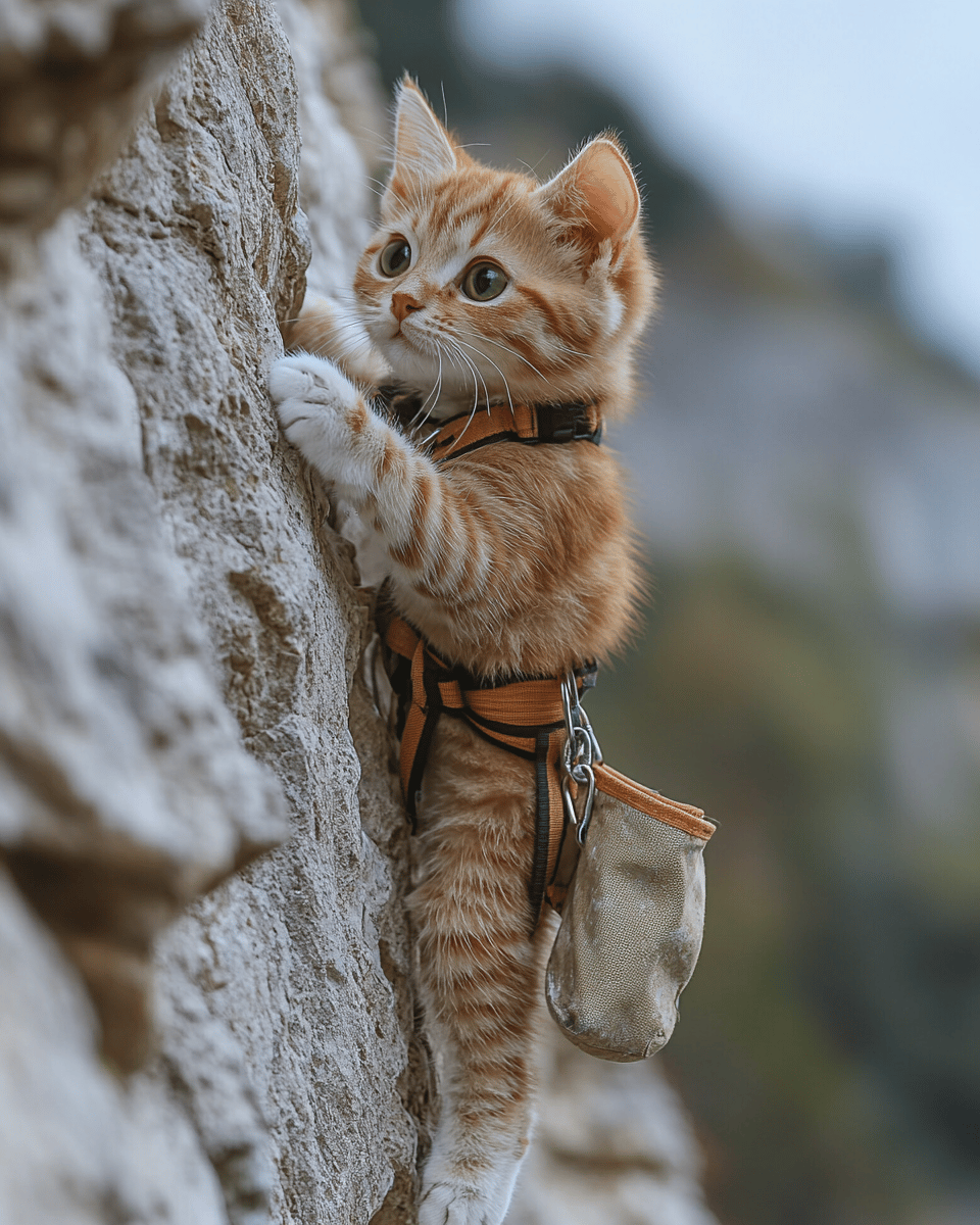 Cliffhanger Kitten