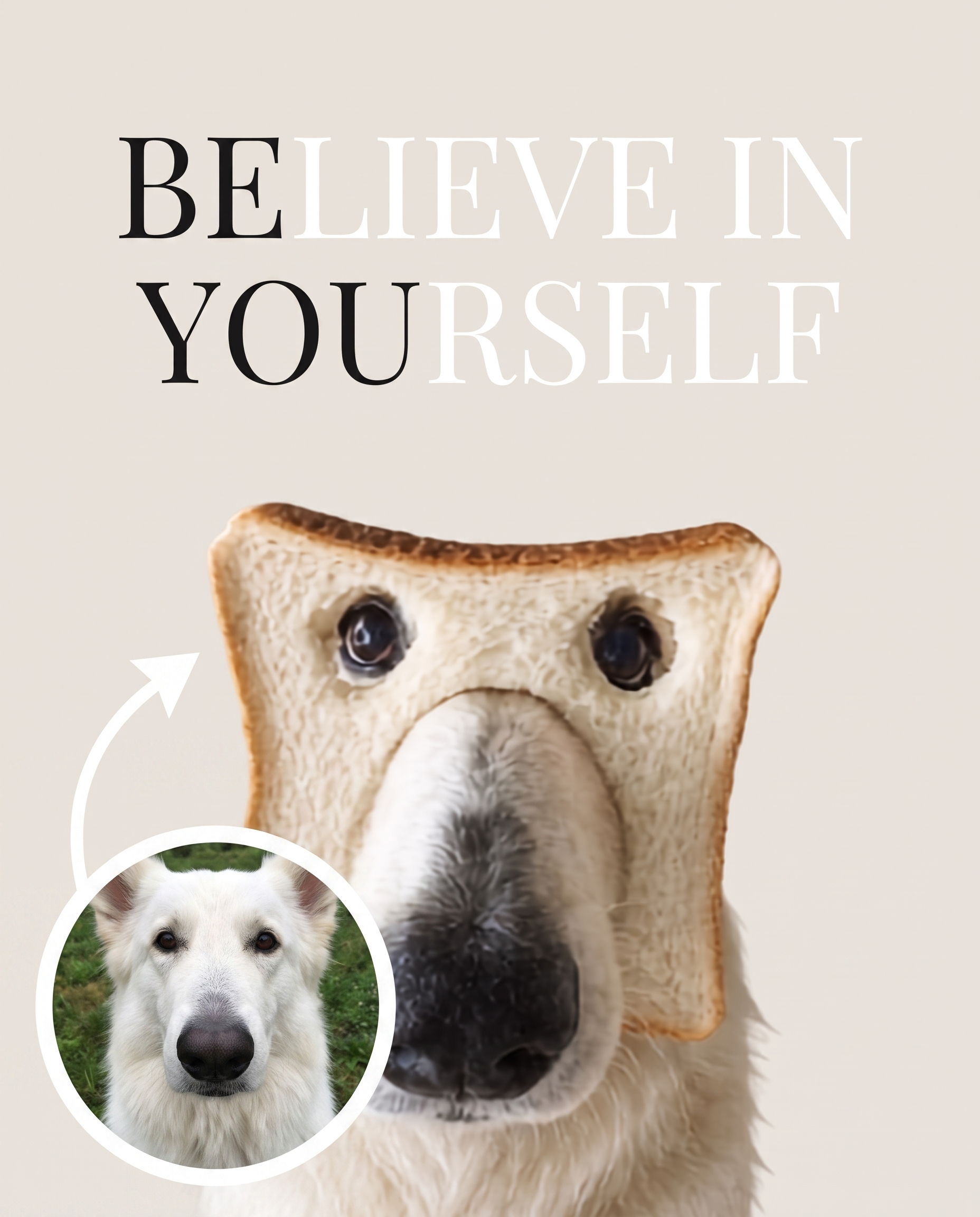 Motivational Loafer Custom Canvas Print