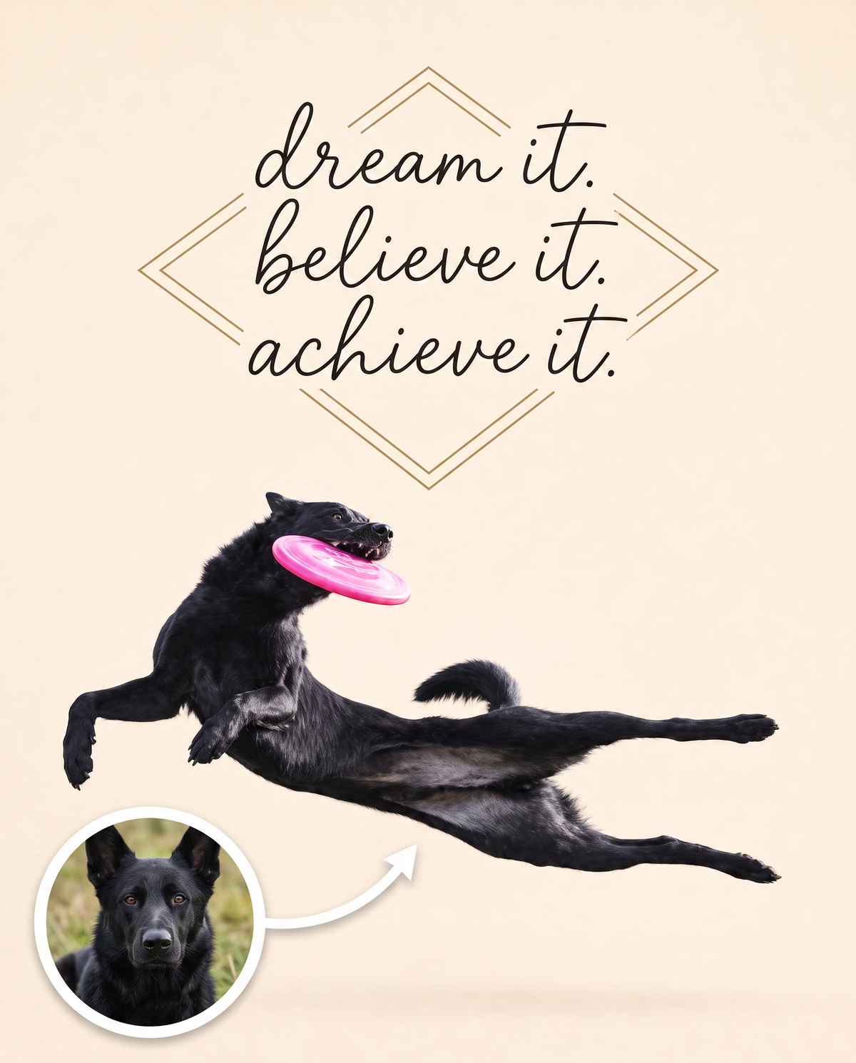Go For It Custom Canvas Print