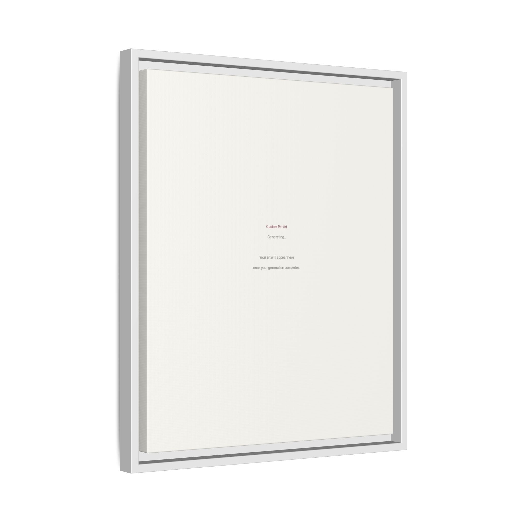 Custom Canvas Print - Framed 16x20