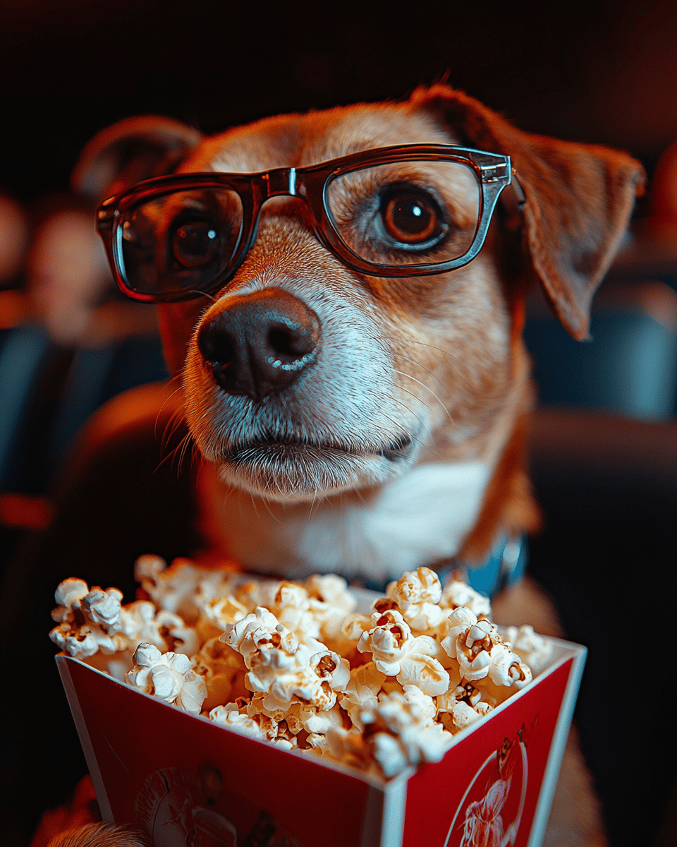 Cinematic Popcorn Watcher