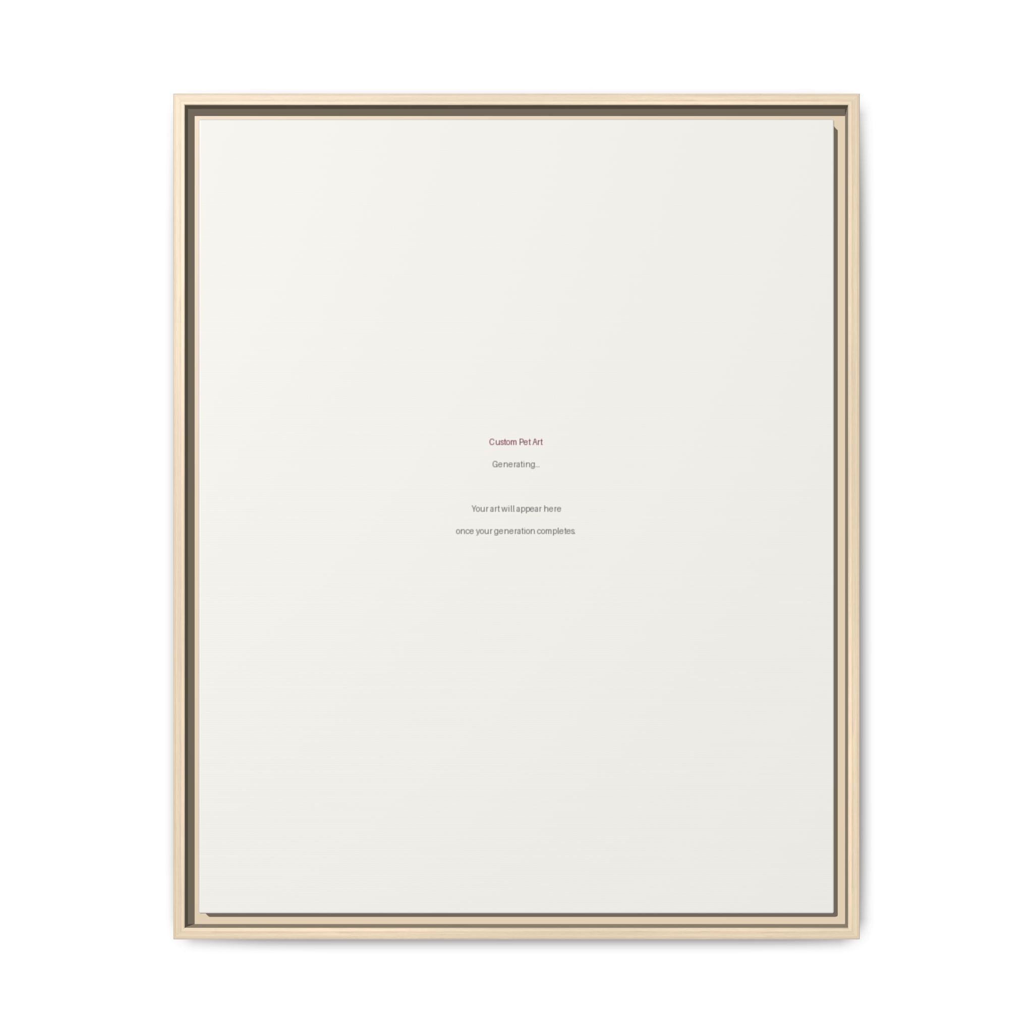 Custom Canvas Framed 24x30 (7433381e)