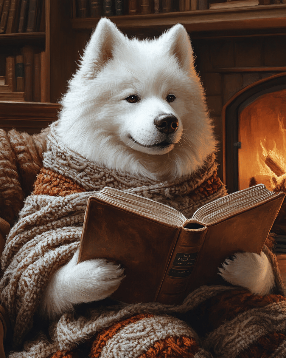 Fireplace Bookworm