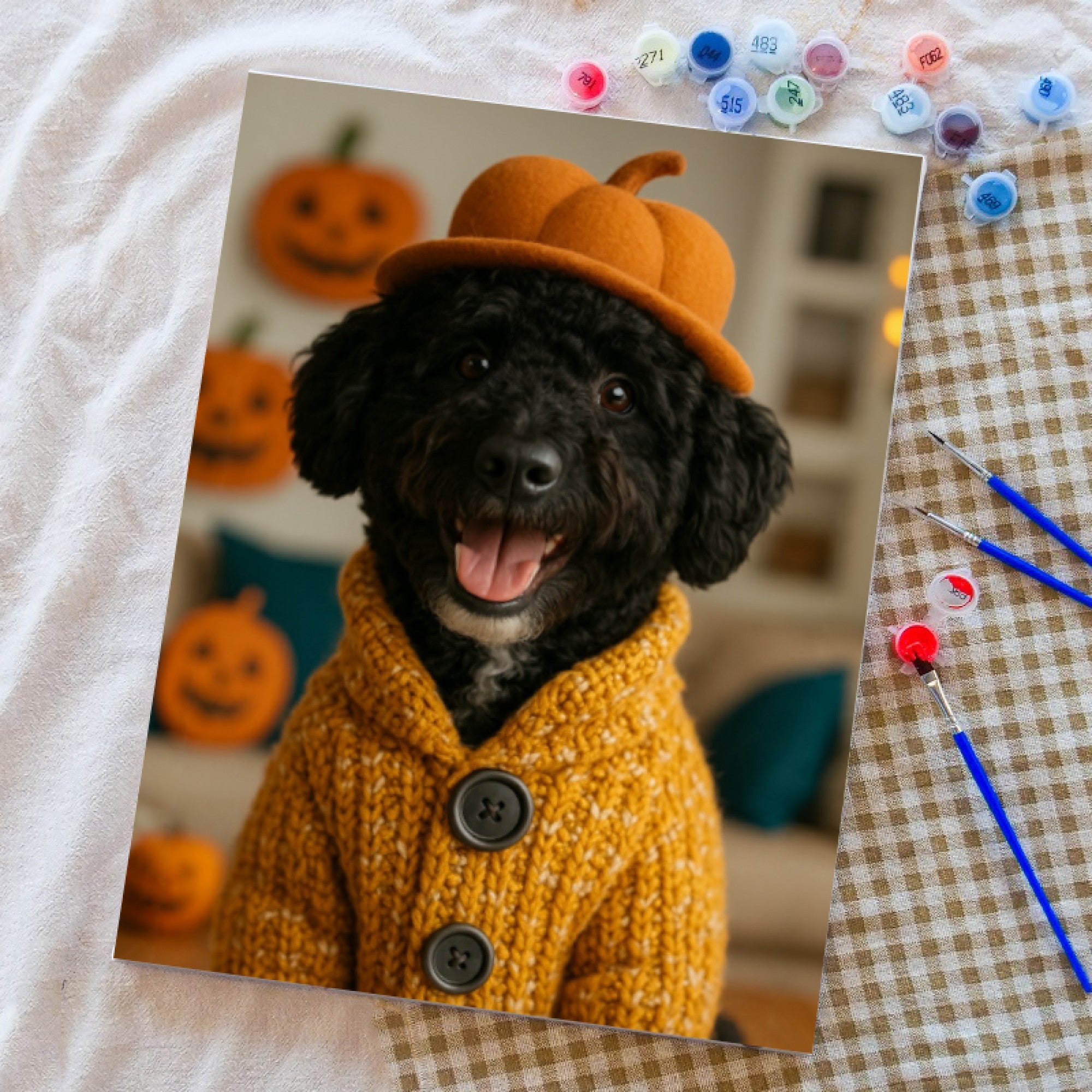 Pumpkin Cardigan Pup