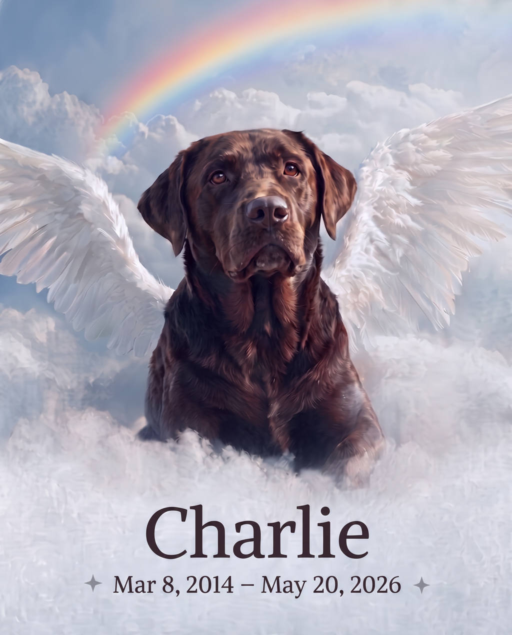 Watching Above Custom Canvas Print