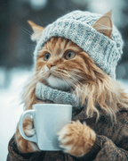 Winter Coffee Paint By Numbers Kit