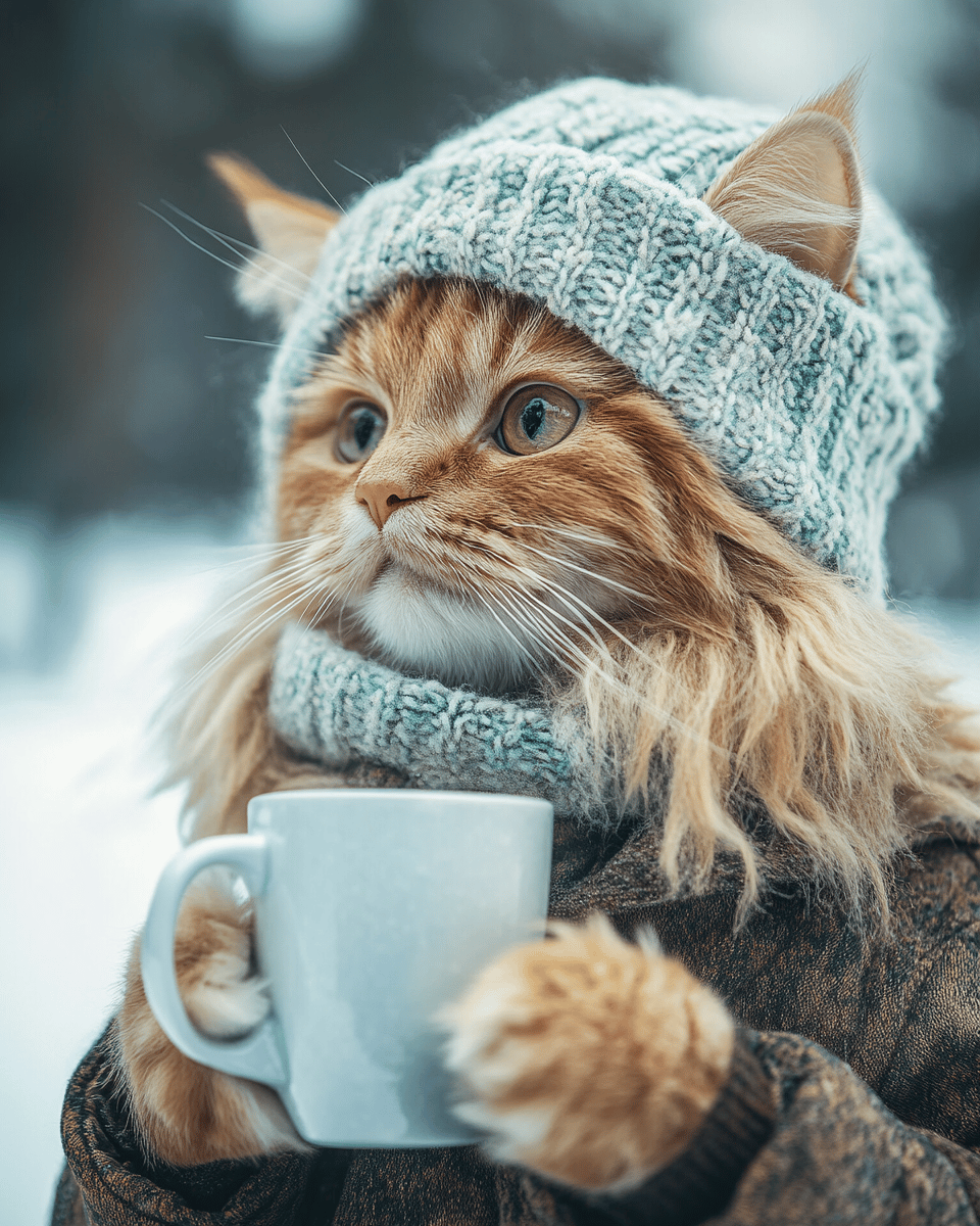 Winter Coffee Paint By Numbers Kit