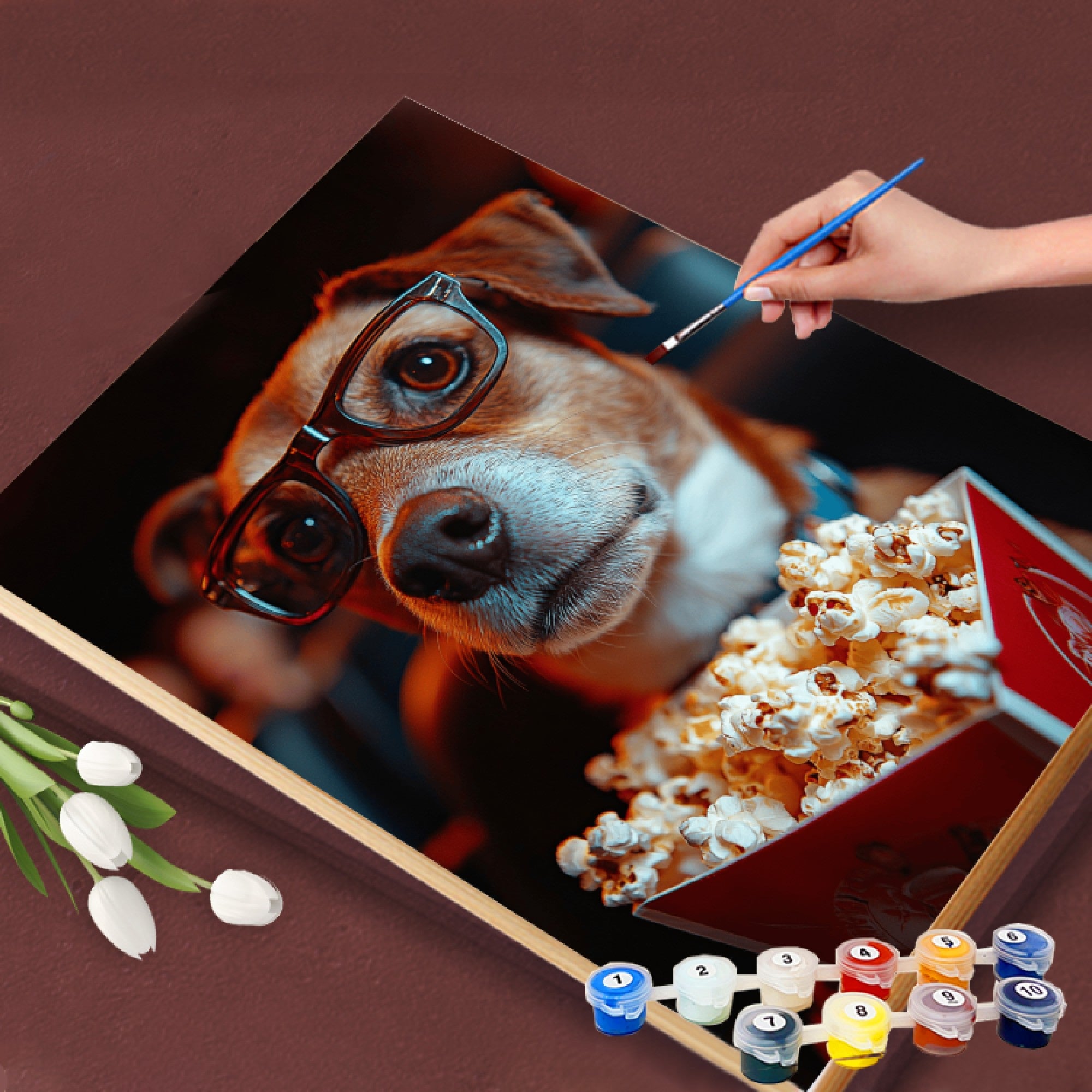 Cinematic Popcorn Watcher