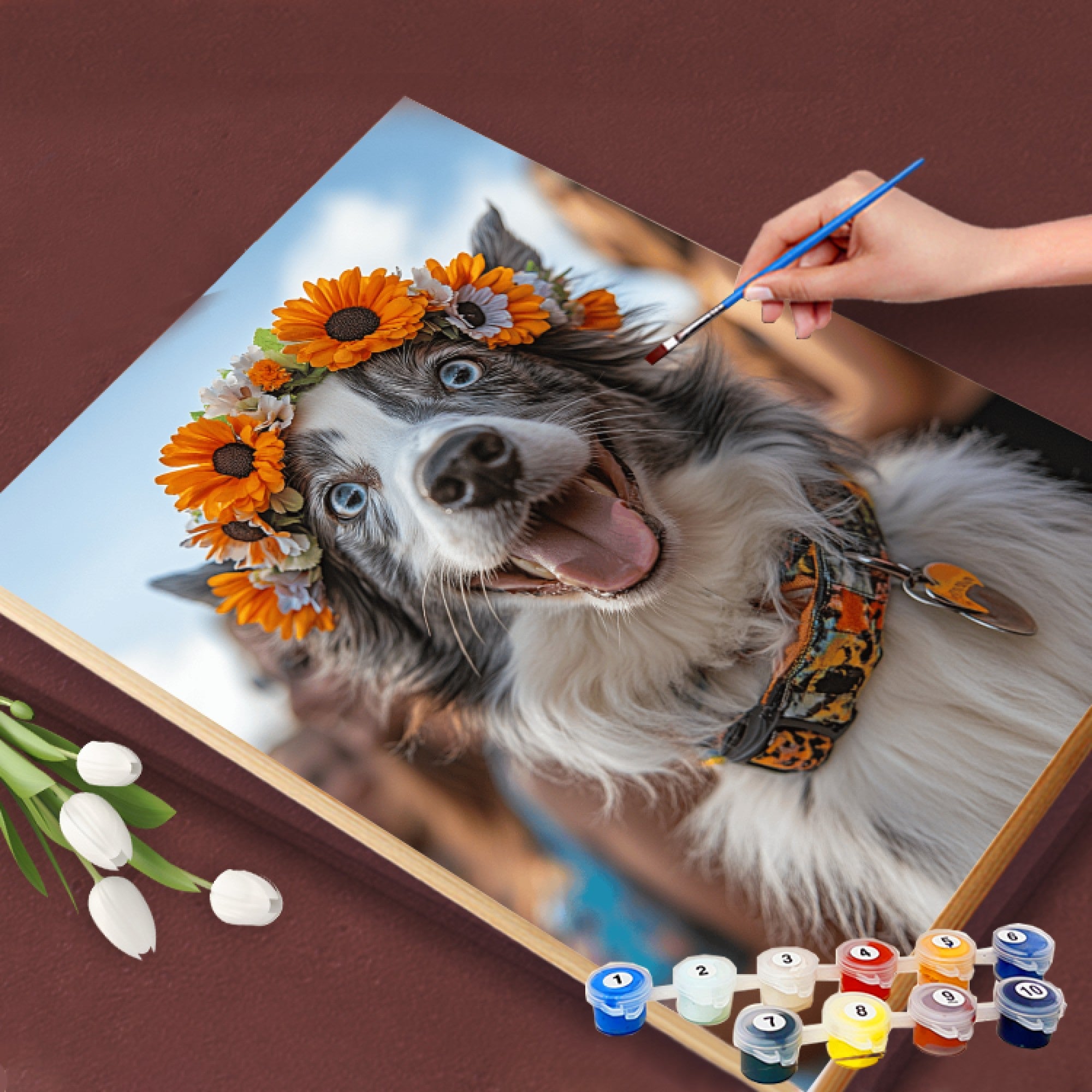 Sunflower Festival Pup