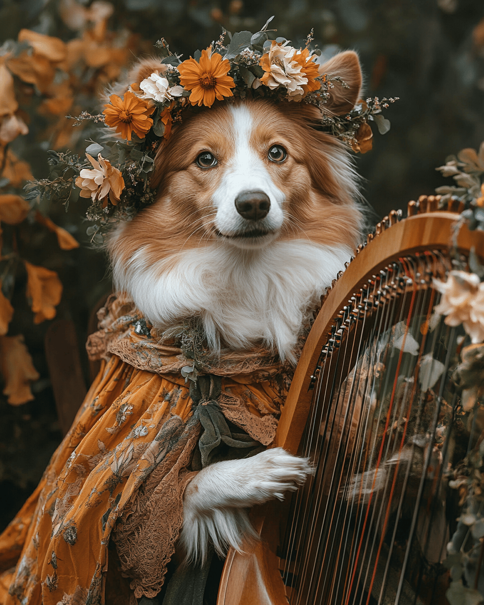 Boho Harp Muse