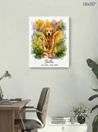 Sunlit Path Home Custom Canvas Print