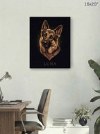 Ember Glow Custom Canvas Print