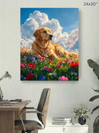 Golden Retriever 24x30 canvas mockup