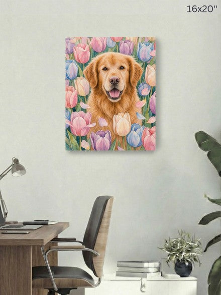 Canvas 16x20 room mockup