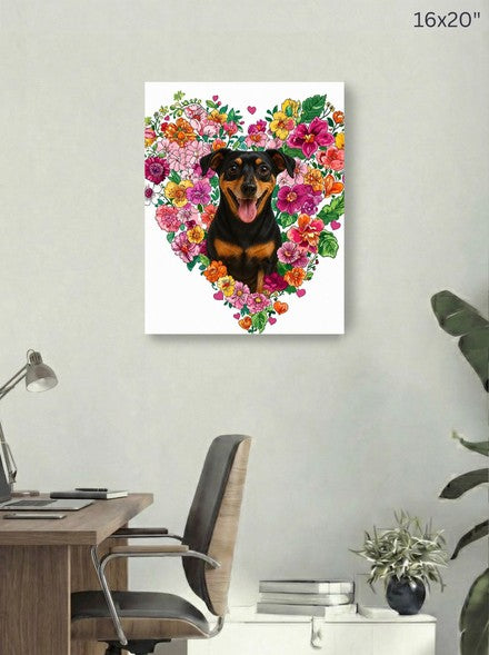 Canvas 16x20 room mockup