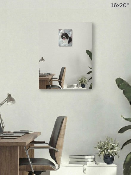 Canvas 16x20 room mockup