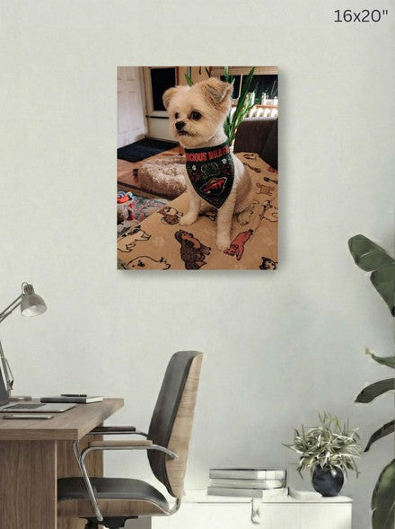 Canvas 16x20 room mockup