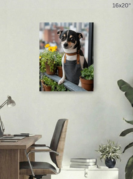 Canvas 16x20 room mockup