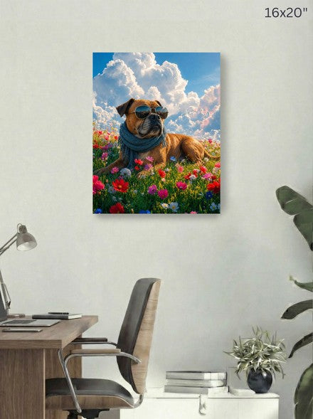 Canvas 16x20 room mockup