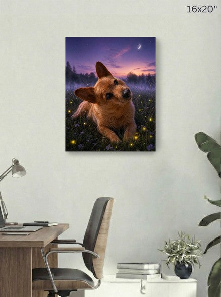 Canvas 16x20 room mockup