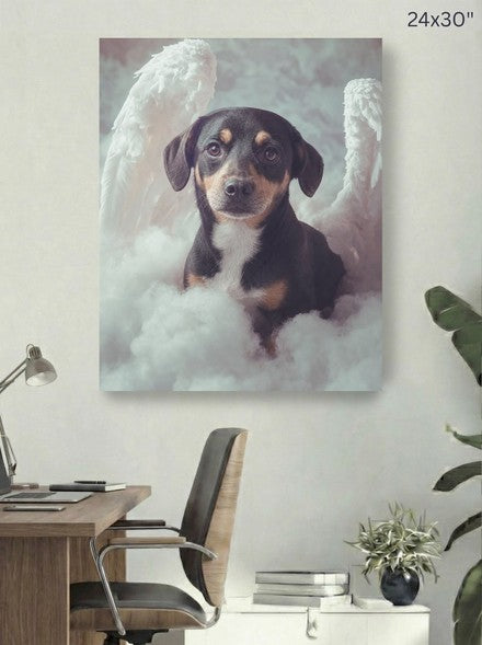 Canvas 24x30 room mockup