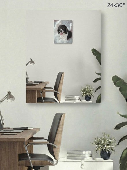 Canvas 24x30 room mockup