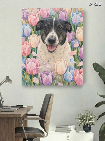 Canvas 24x30 room mockup