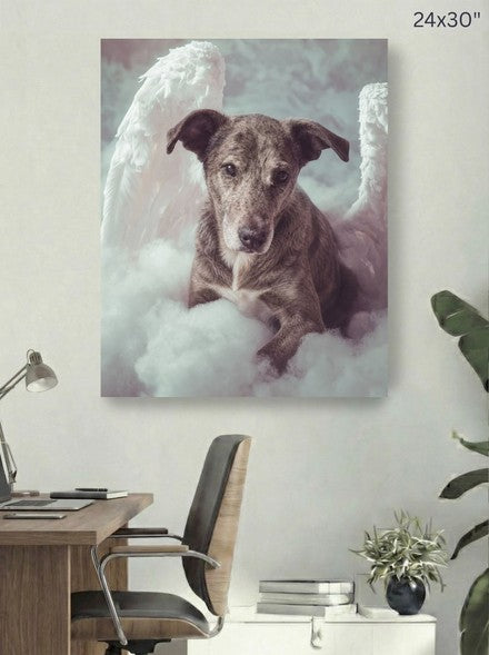 Canvas 24x30 room mockup